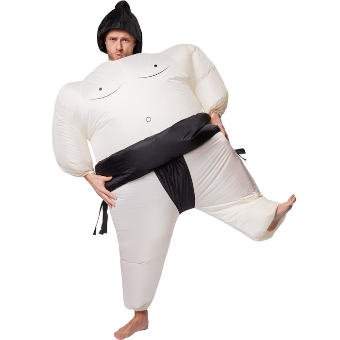 Selbstaufblasbares Kostüm Sumo-Ringer